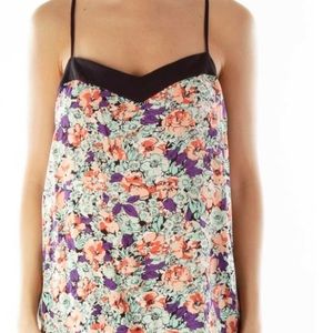 BCBGeneration MultiColor Floral  Cami Sz Small
